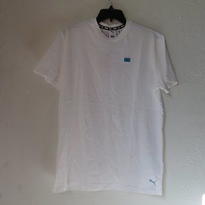 Puma Hustle Way Tee x TMC White T-Shirt Short Sleeve L NWT